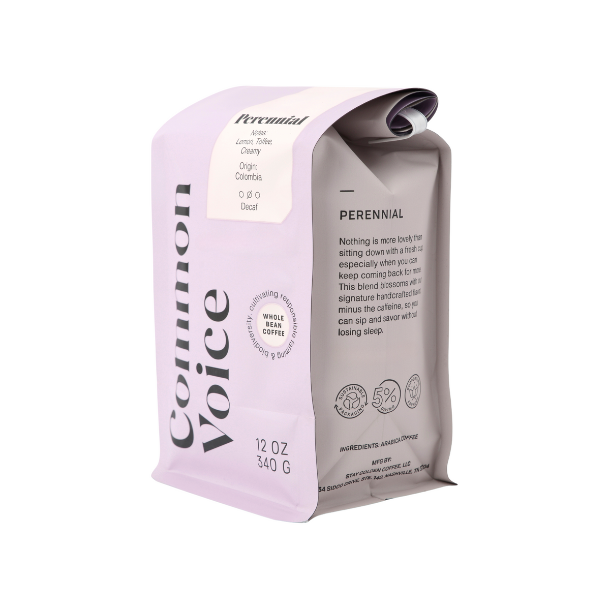 Perennial Coffee Side of bag