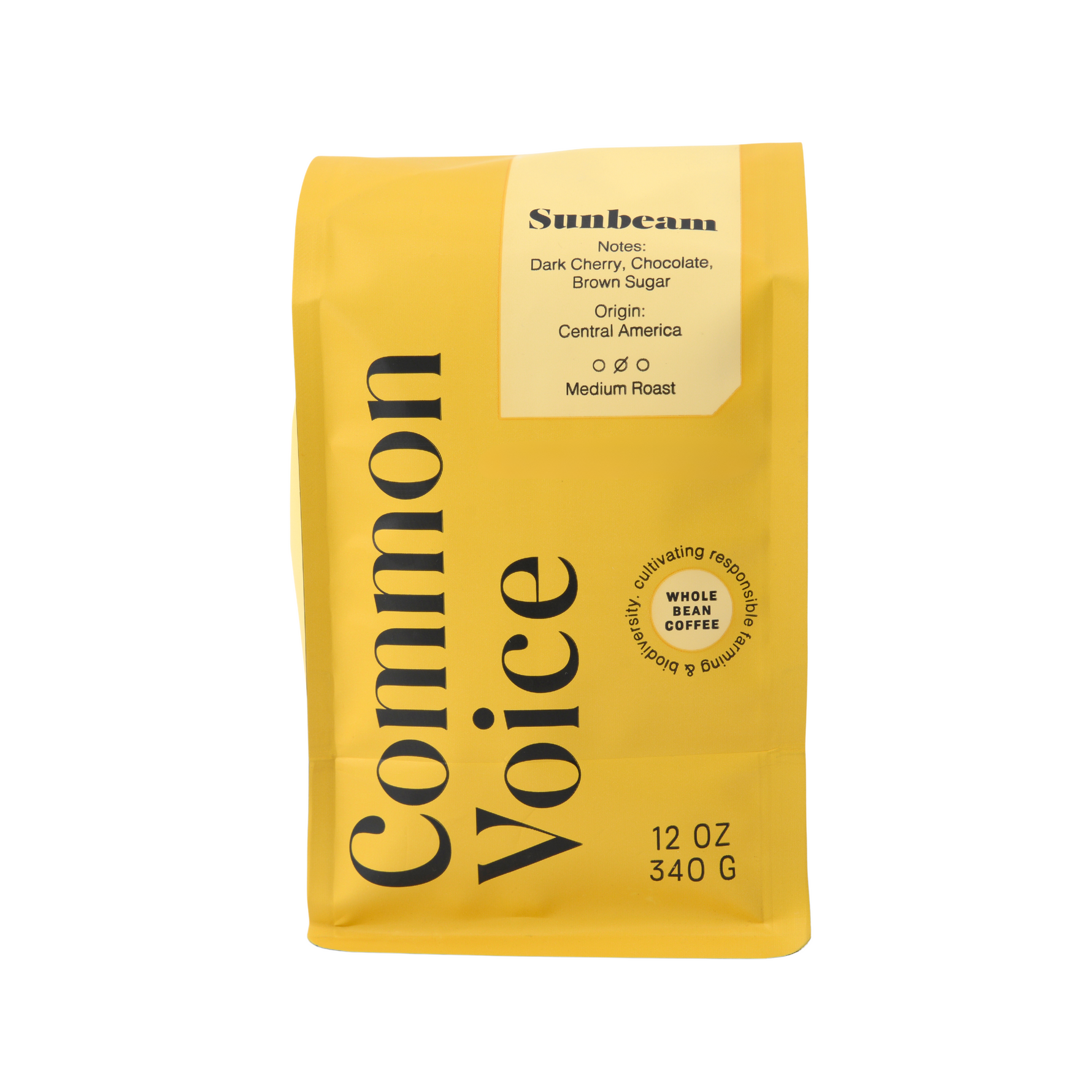 Sunbeam coffee bag - front of bag